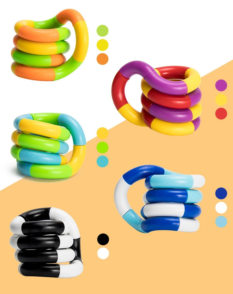π Twisted Ring Magic Fidget Toy β Creative Stress Relief Rope for Curious Minds