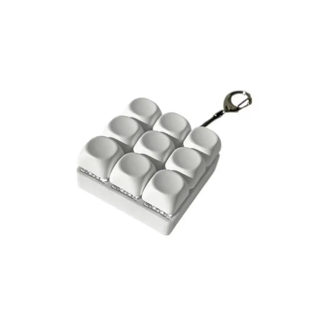 Mini Keyboard Keychain Fidget Toy – Clicky Stress Relief for Neurospicy Hands