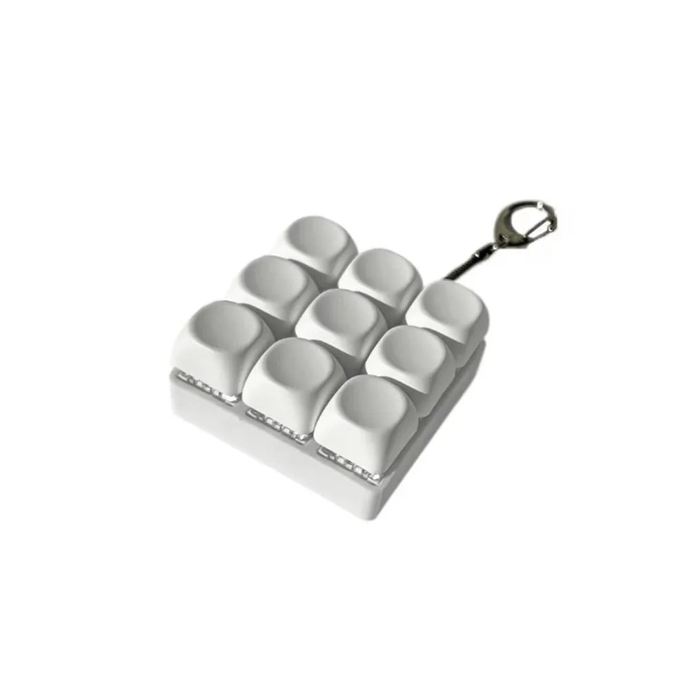 Mini Keyboard Keychain Fidget Toy – Clicky Stress Relief for Neurospicy Hands