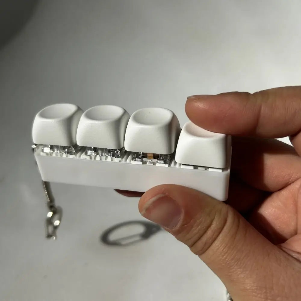 Mini Keyboard Keychain Fidget Toy – Clicky Stress Relief for Neurospicy Hands