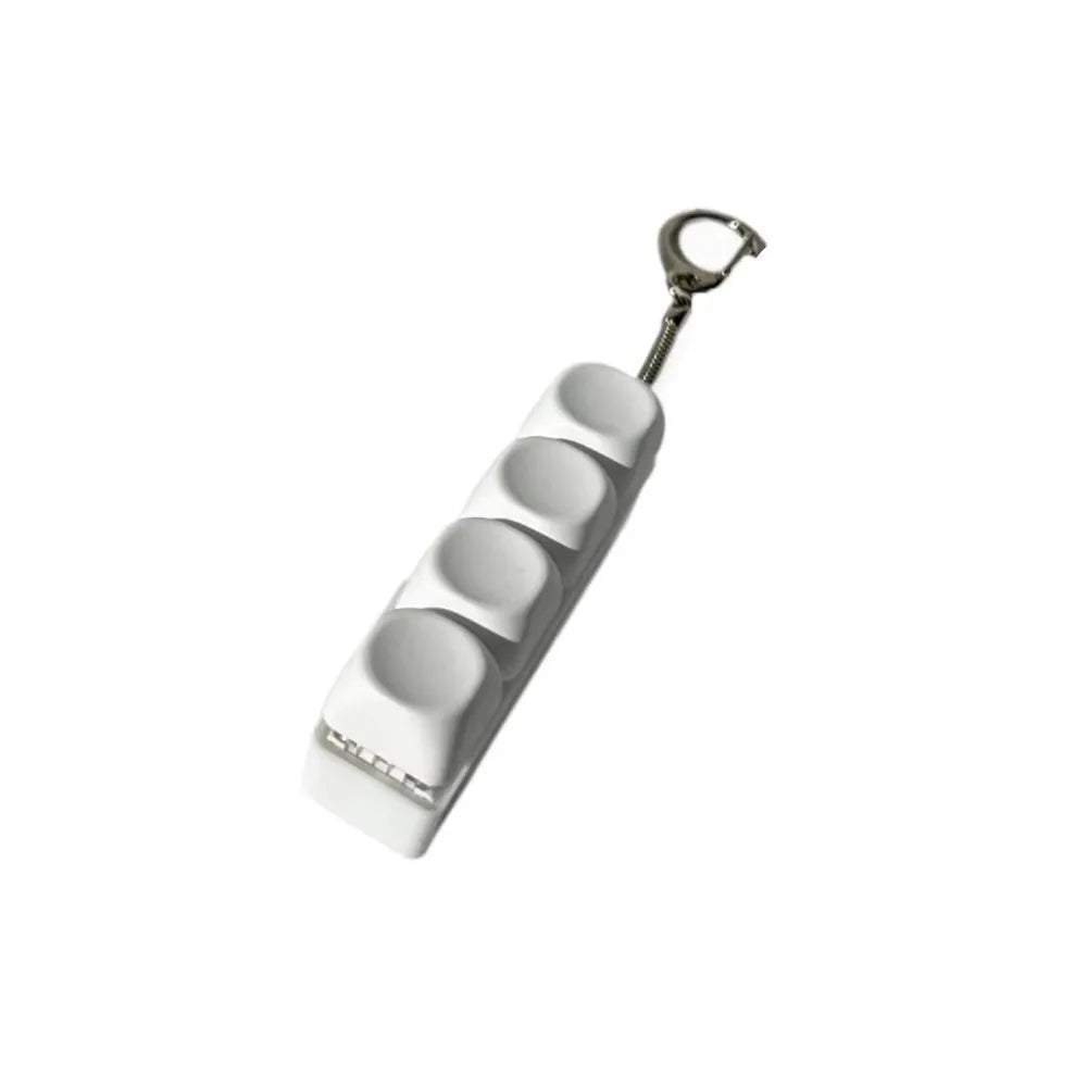 Mini Keyboard Keychain Fidget Toy – Clicky Stress Relief for Neurospicy Hands