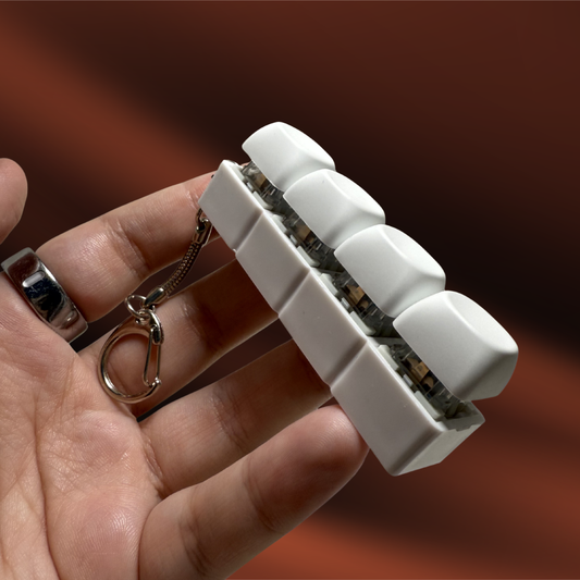 Mini Keyboard Fidget Keychain | Clicky Sensory Toy for ADHD, Autism & Anxiety