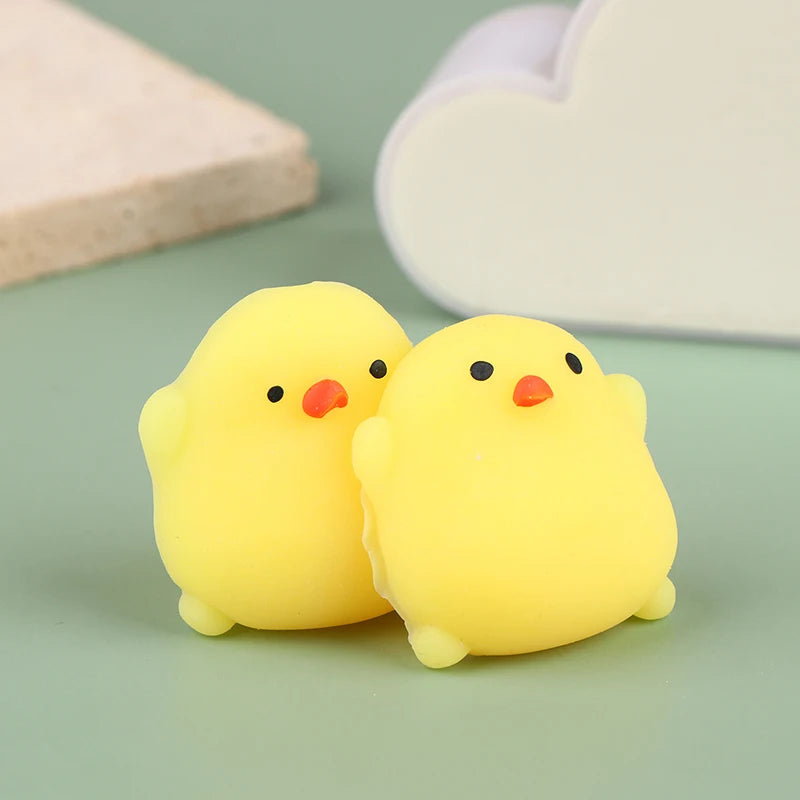 Cute Mini Chick Squishy Toys | 2-Pack Stress Reliever & Fidget Toys for Relaxation & Fun