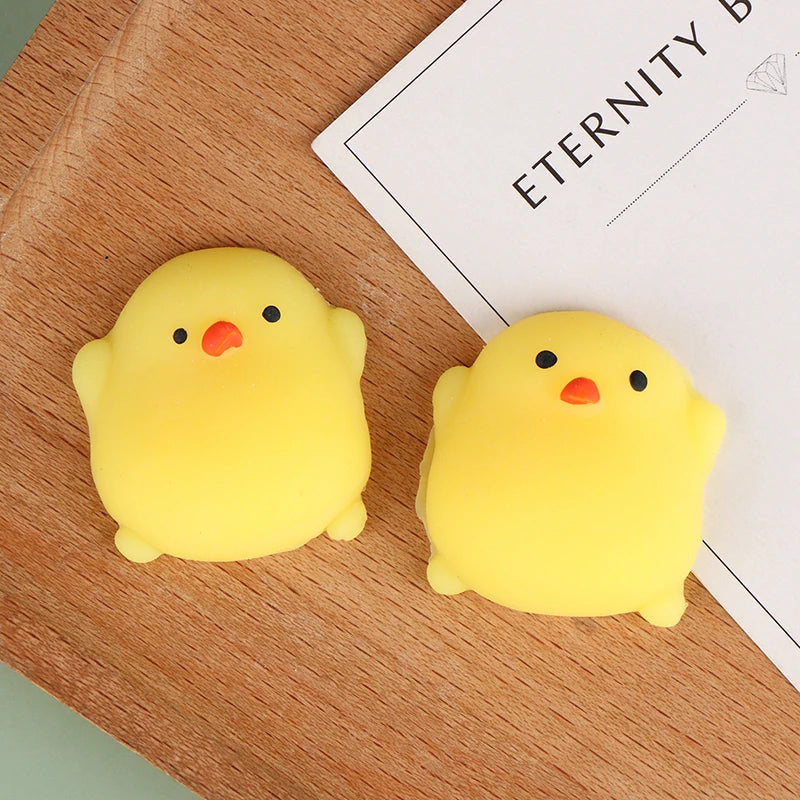 Cute Mini Chick Squishy Toys | 2-Pack Stress Reliever & Fidget Toys for Relaxation & Fun