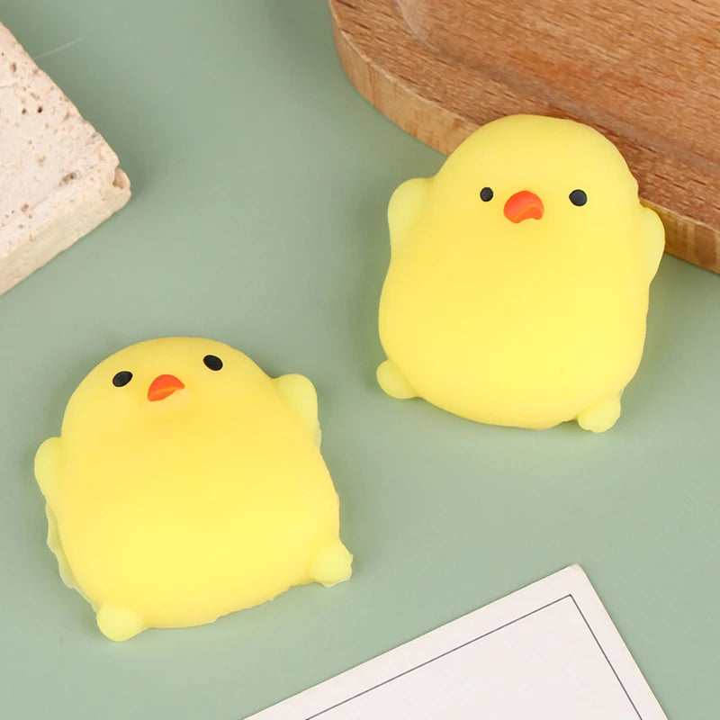 Cute Mini Chick Squishy Toys | 2-Pack Stress Reliever & Fidget Toys for Relaxation & Fun