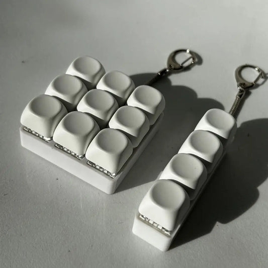 Mini Keyboard Keychain Fidget Toy – Clicky Stress Relief for Neurospicy Hands