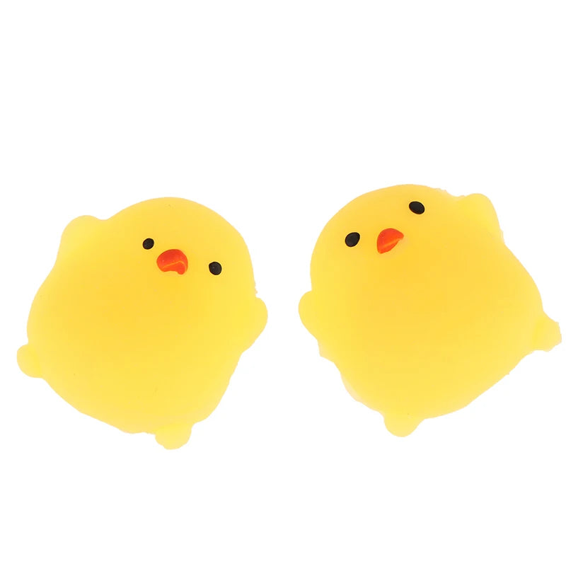 Cute Mini Chick Squishy Toys | 2-Pack Stress Reliever & Fidget Toys for Relaxation & Fun